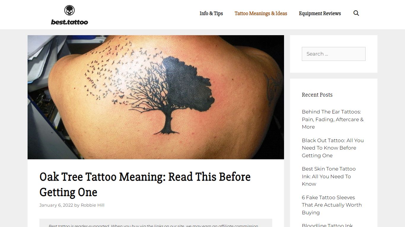 Oak Tree Tattoo Meaning: Read This Before Getting One